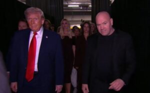 Trump IN UFC event