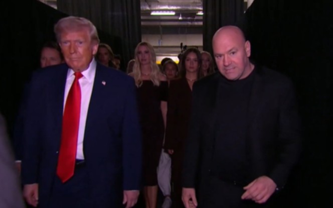 Trump IN UFC event