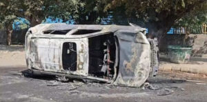 protest violent in Noida (1)