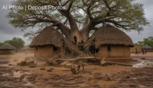 Tree falls on mud house Bihar AI Photo Depositphotos_886536908_XL (1) (1) (1)