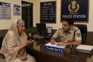 WOMAN WITH POLICE (1)