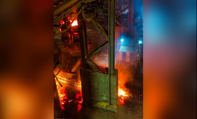 blast in steel factory in vishakhapatnam 1 (1)