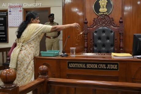 BLACK MAGIC IN COURTROOM