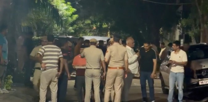 firing at Gurugram businessman house 4 killed in police encounter