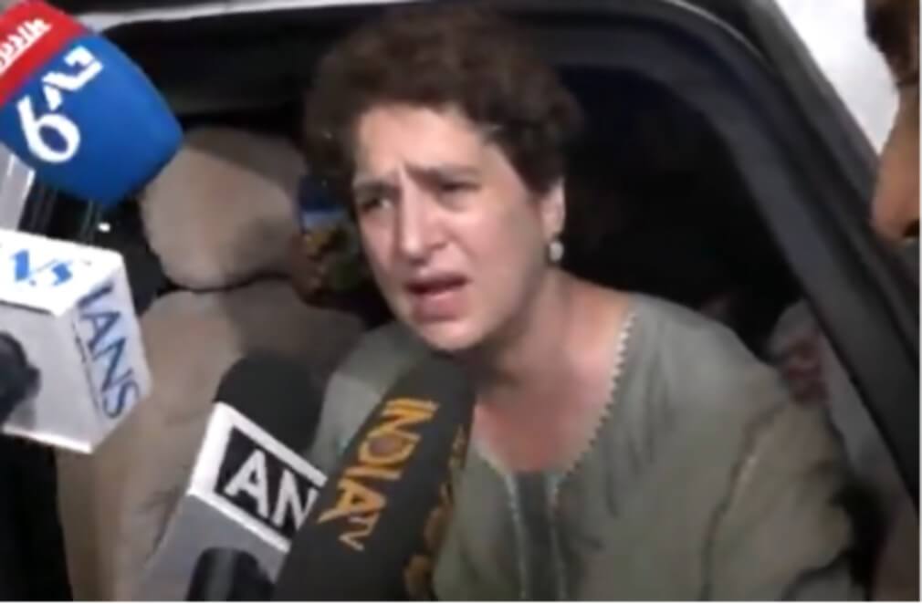 priyanka gandhi speaks to media after being released from detention July 21 (1)