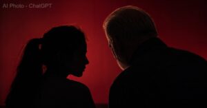 girl with man
