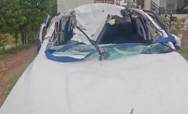 road accident in Saharanpur DIG of ITBP dead (1)