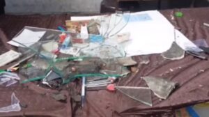 JHARKHAND News - married woman and her son engulfed in flames fall from top, both die
