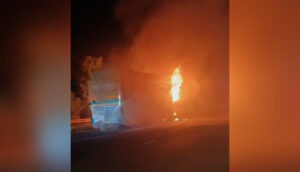 bus catches fire on yamuna expressway, 9 killed IANS Sep 24 (1) (1)