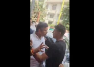 parvesh verma slaps youth