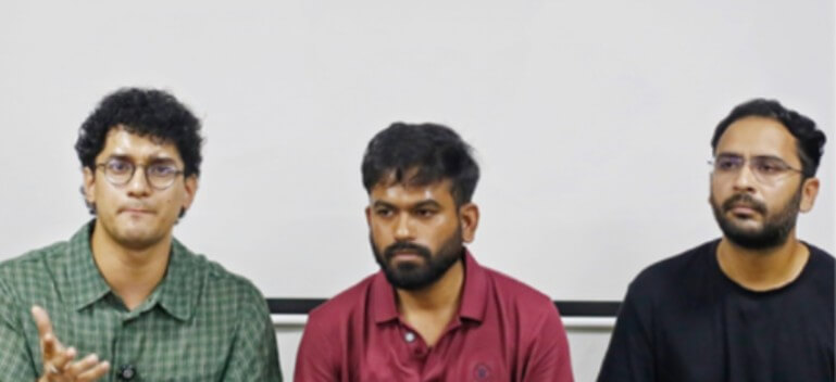 Abhijeet Dipke Saurabh Das and Ashutosh Ranka IANS (1)