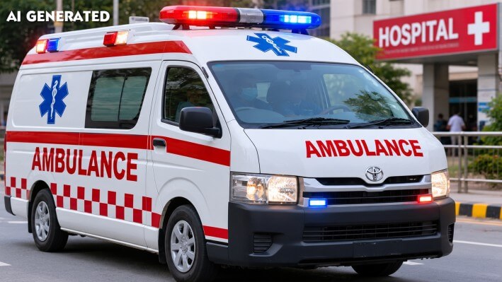 Hospital Ambulance at the Entrance (1) (1)