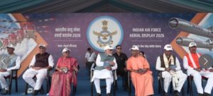 PM MODI IN AIR SHOW