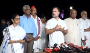Rahul Gandhi and other leaders after meeting President Murmu Oct 09 (1)