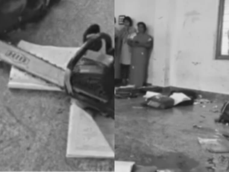 man attacks class 10th girl student with seesaw Andhra News 3 (1)