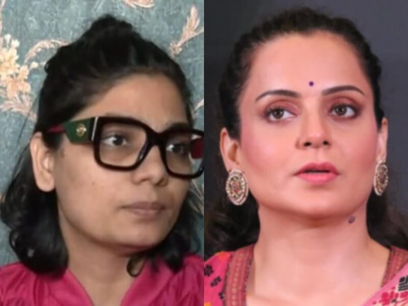 neha singh rathore and kangana ranaut collage (1) (1)
